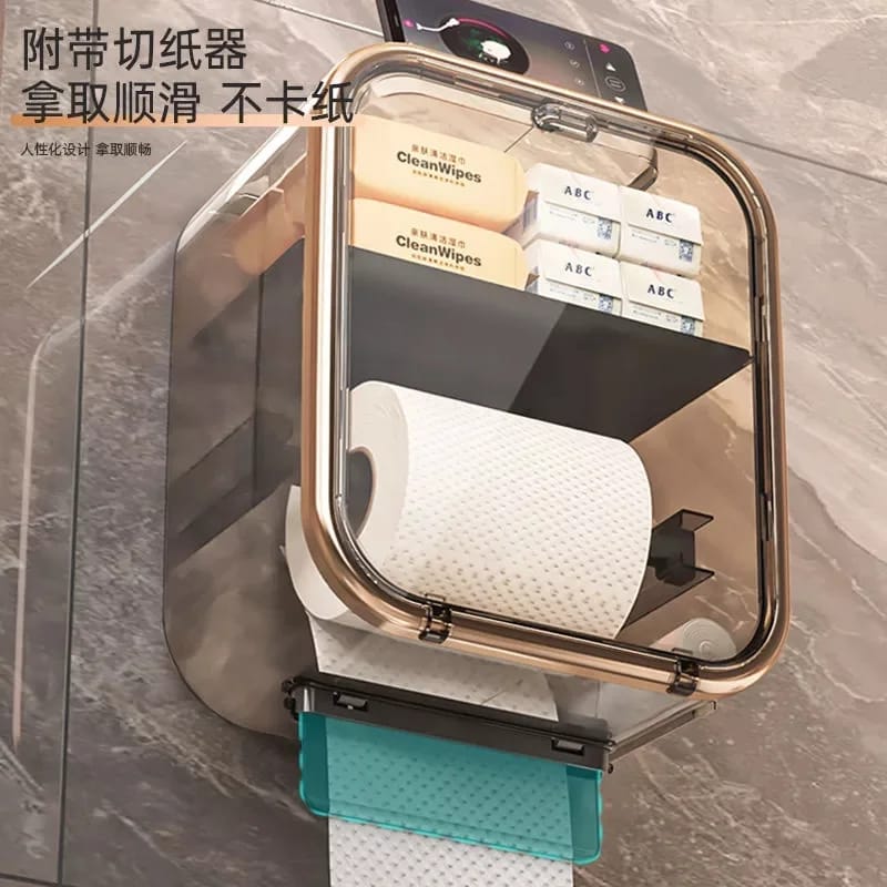Boîte de rangement pour papier toilette