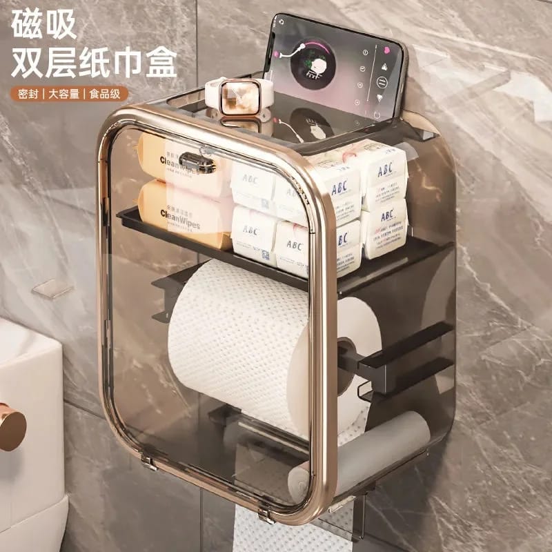 Boîte de rangement pour papier toilette