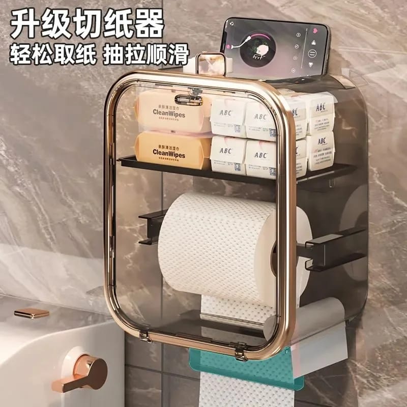 Boîte de rangement pour papier toilette
