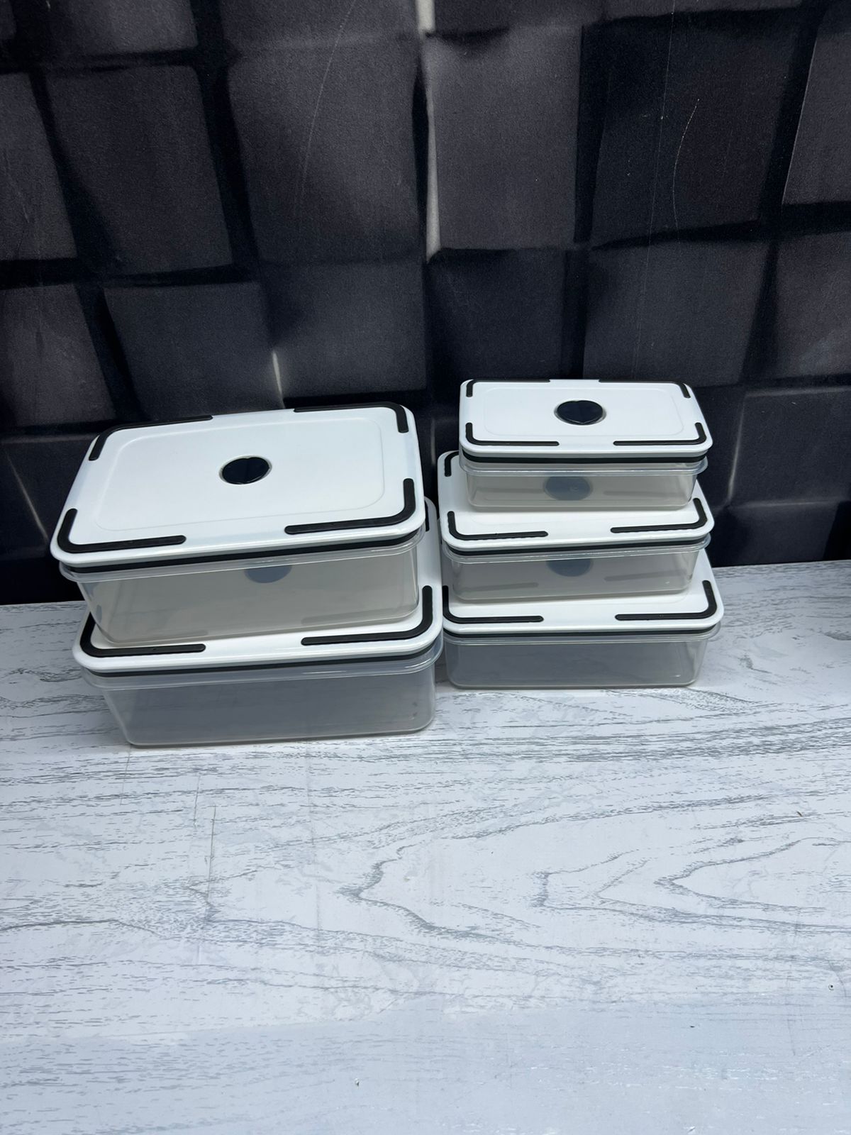 5 en 1 Conteneurs de stockage ronds