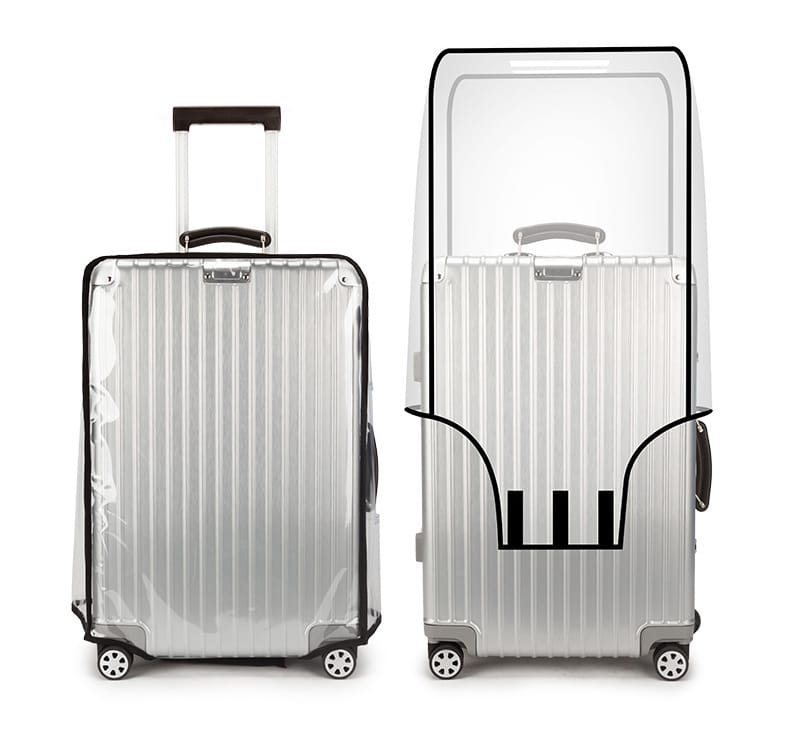 Protector de valise transparent
