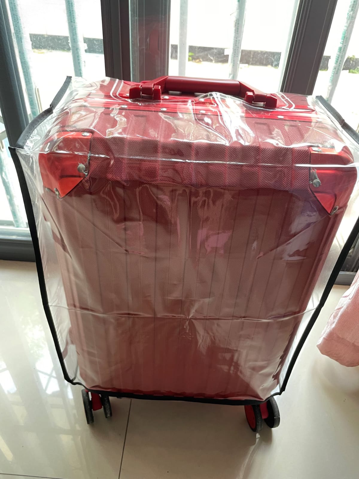 Protector de valise transparent