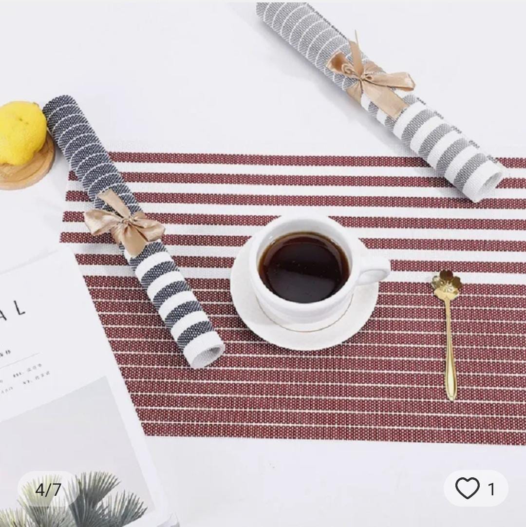 6Pcs Tapis de Table en PVC