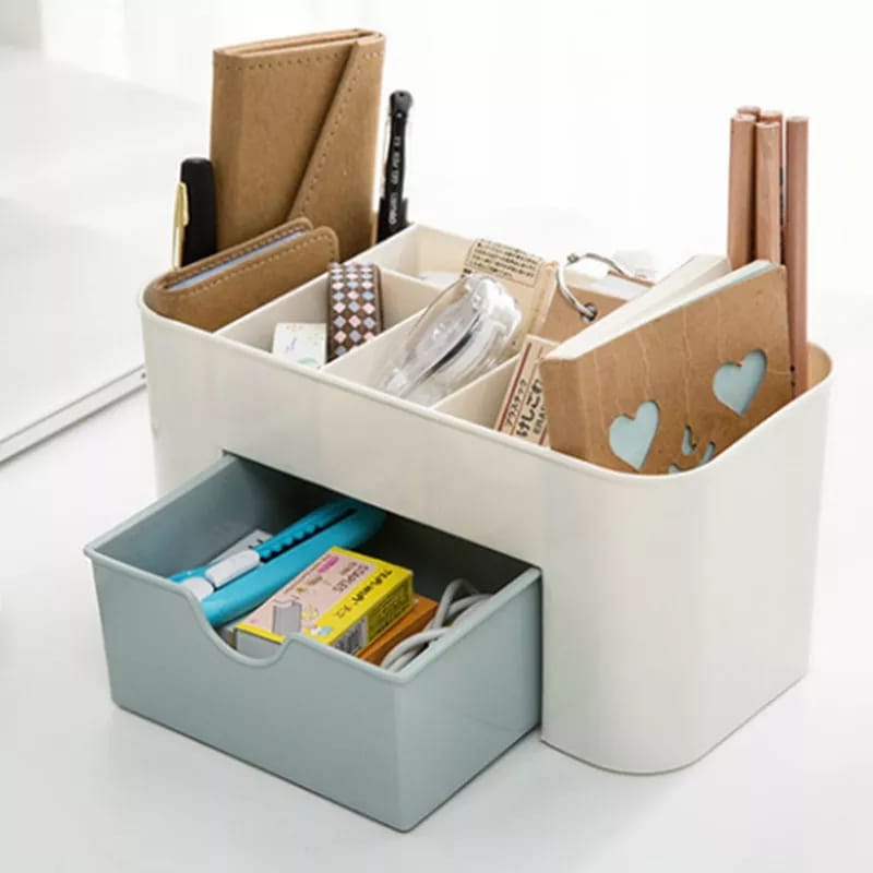 Organisateur de maquillage mini crème avec tiroir pêche noir