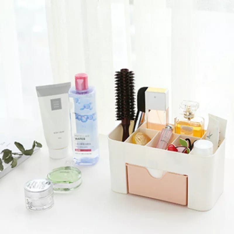 Organisateur de maquillage mini crème avec tiroir pêche noir