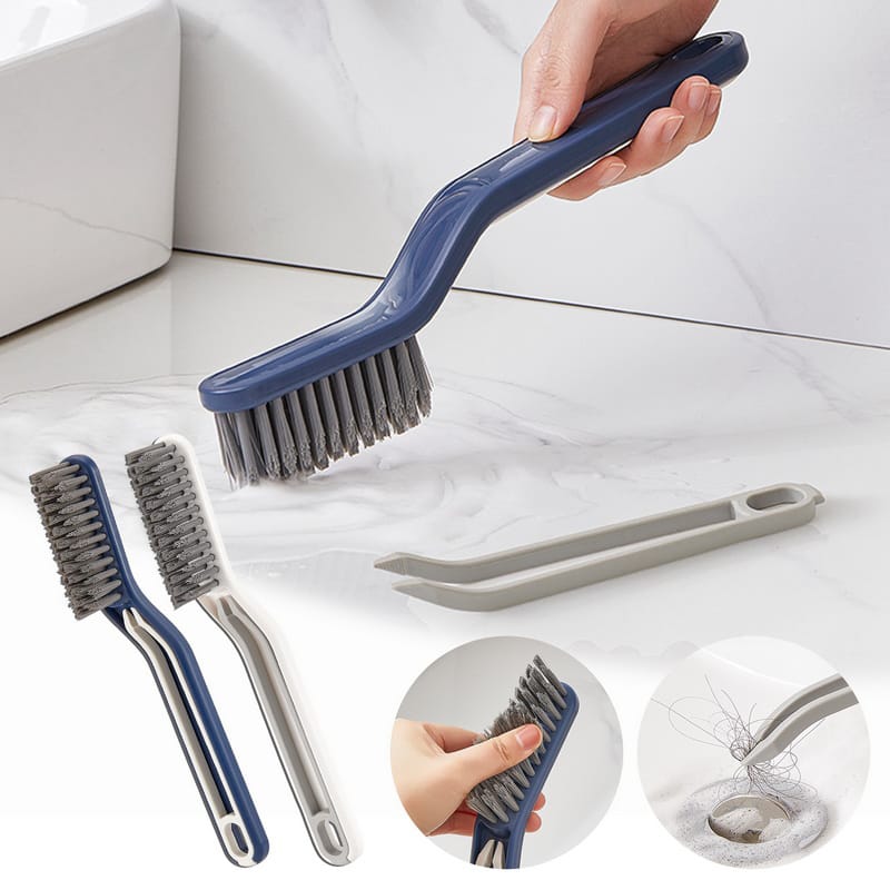 Brosse de nettoyage pour cheveux à clip 2 en 1