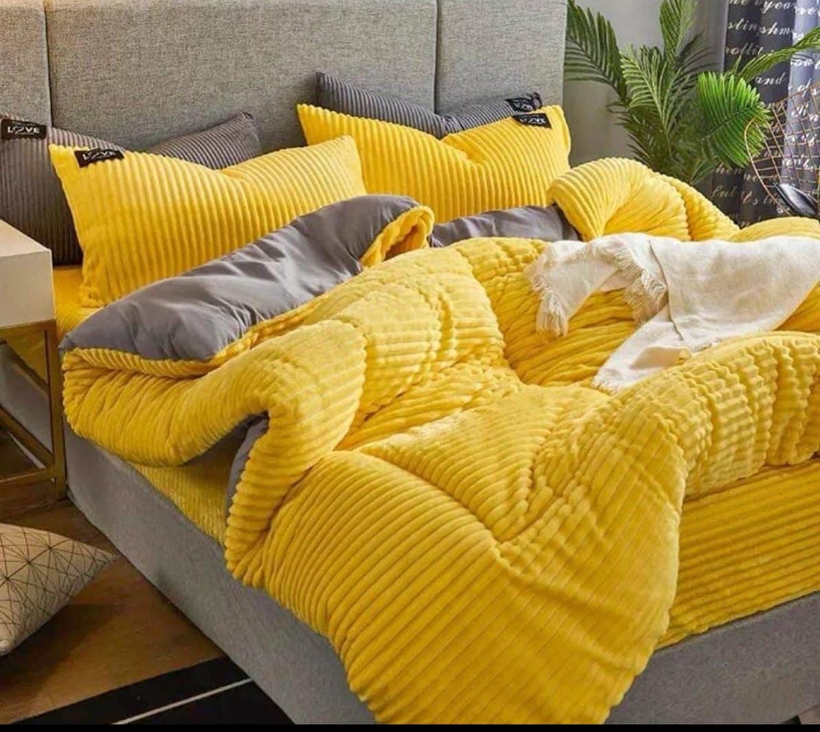 6*6 Ensemble de couette en velours