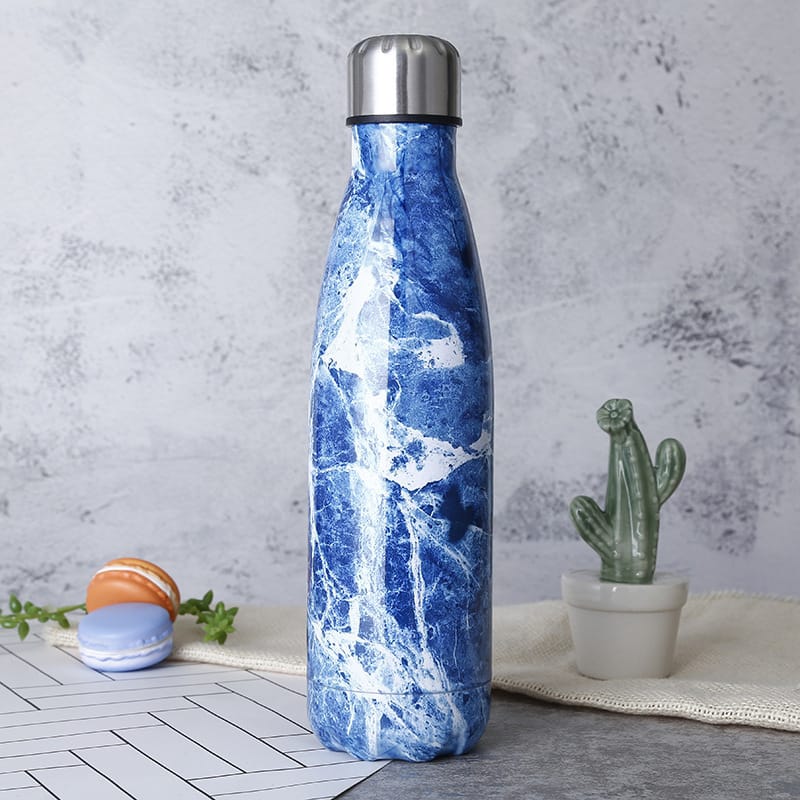 Double paroi 500ml bouteille en acier inoxydable Flask