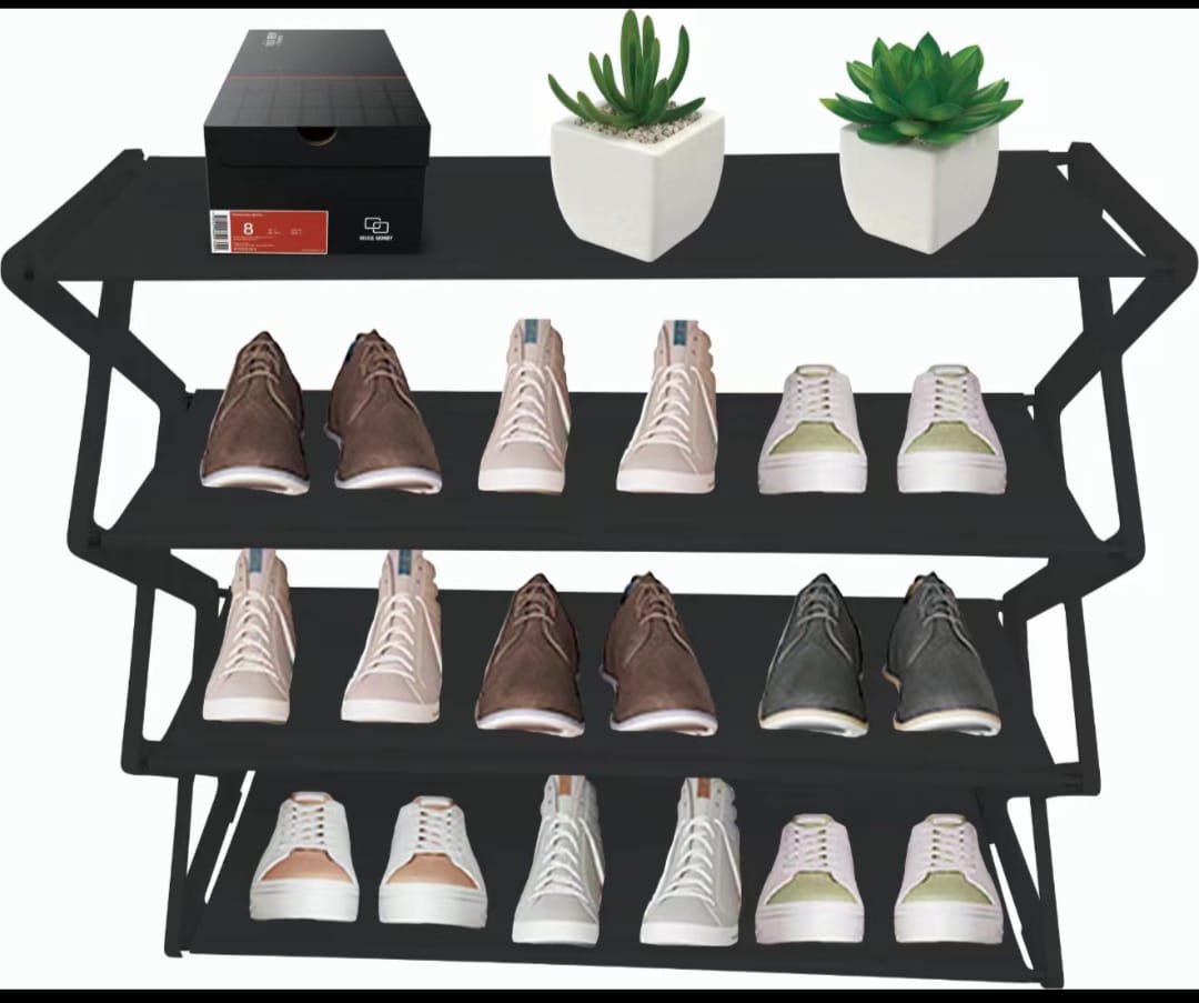 Étagère à chaussures pliable multifonctionnelle