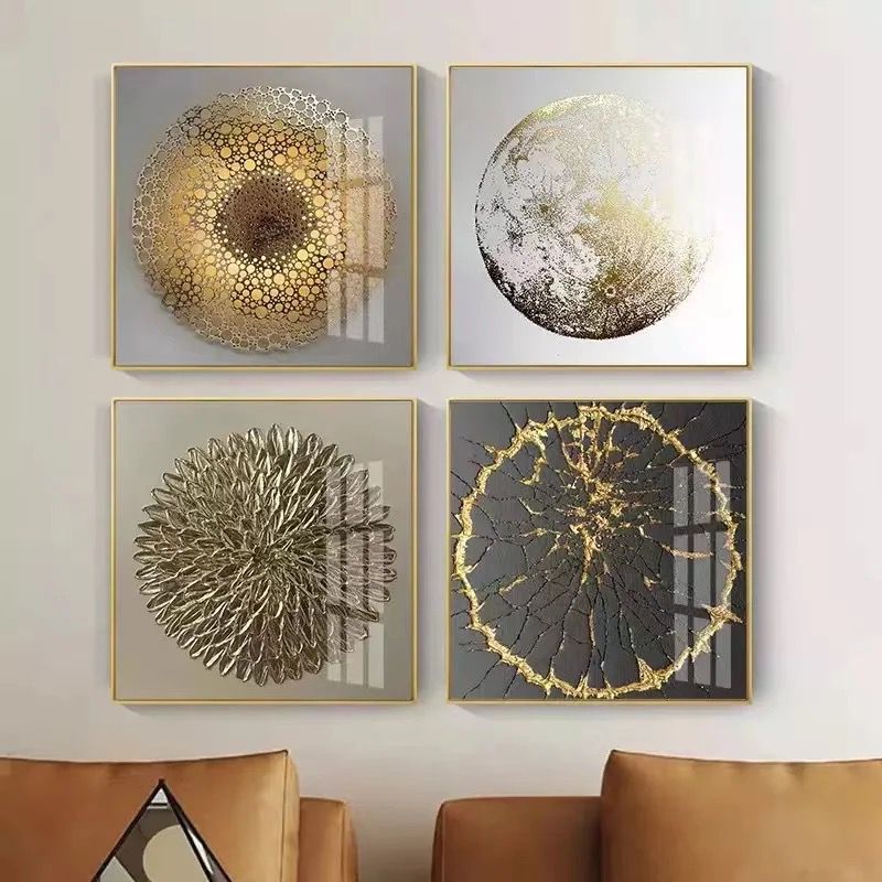 4 pièces Art mural minimaliste