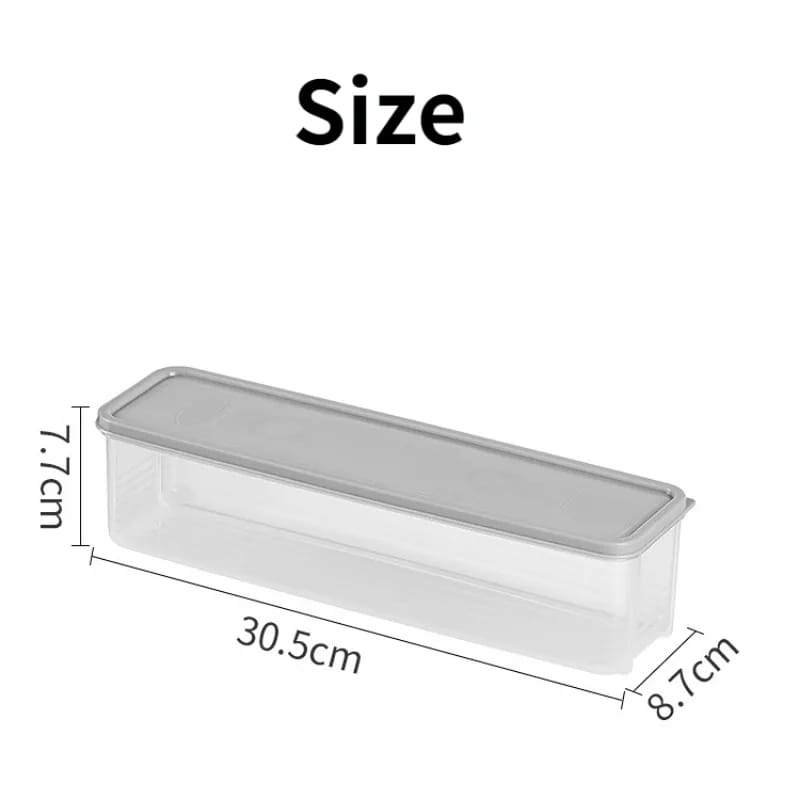 Conteneur à nouilles / spaghetti rectangulaire