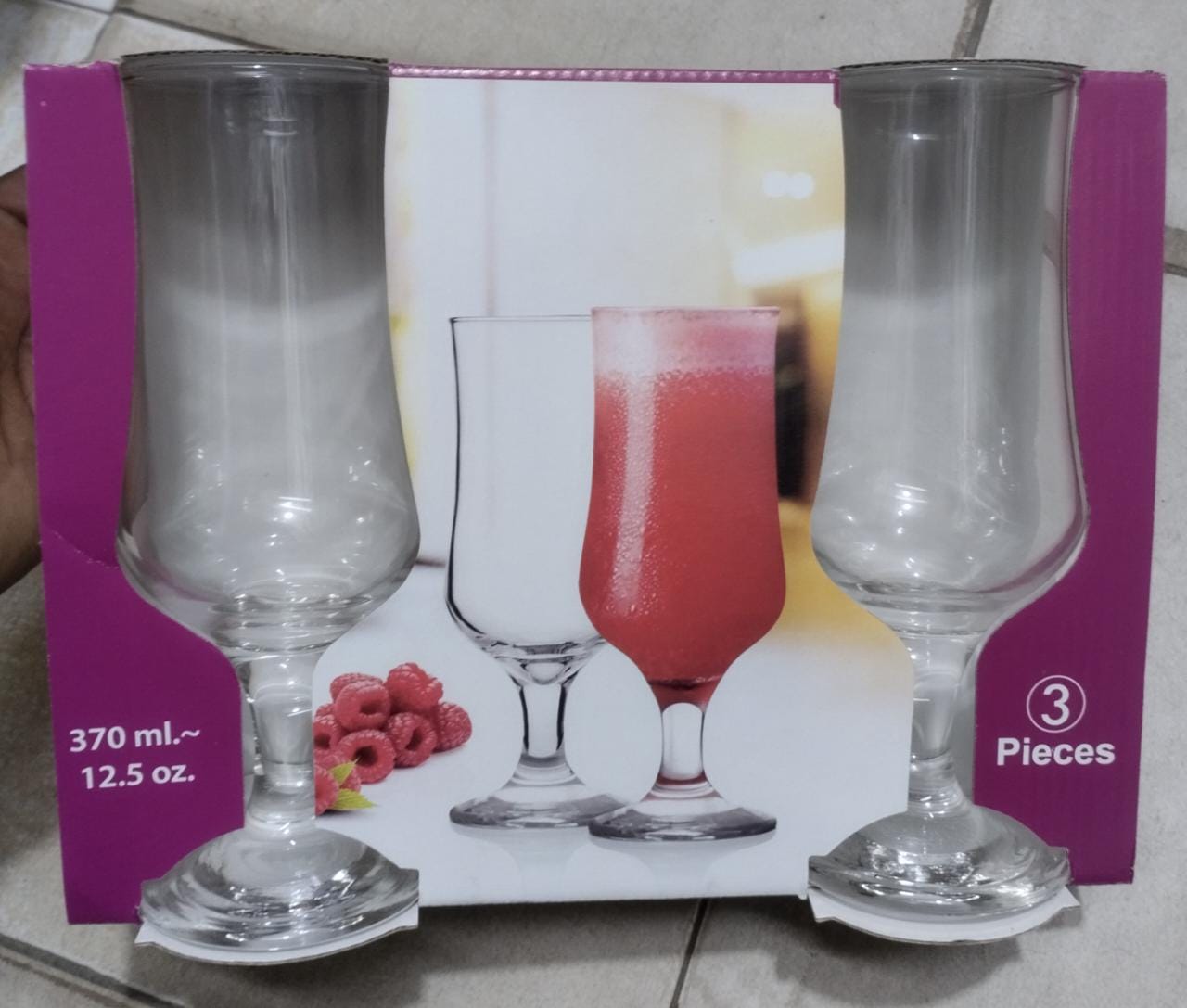 6Pc Verres à cocktail ouragan