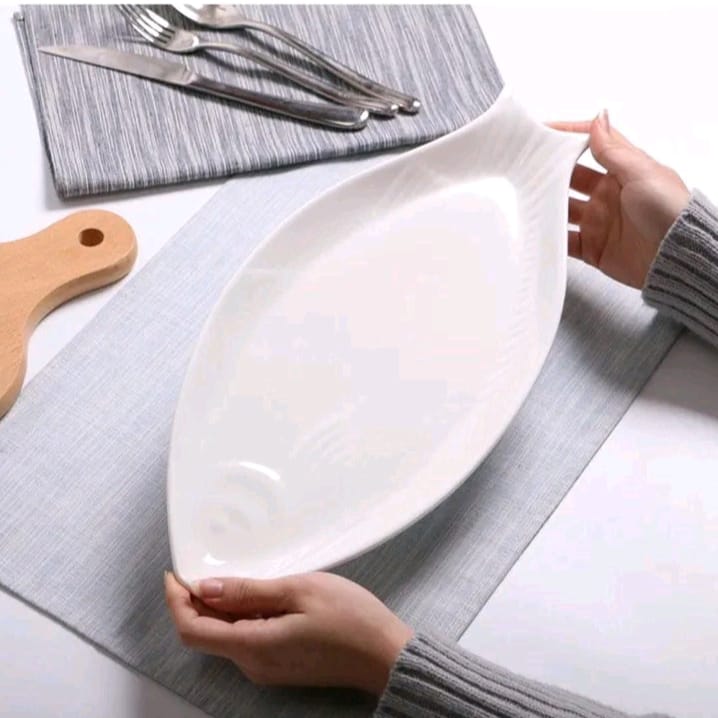 16 pouces 6pc Assiettes en céramique poisson