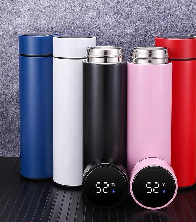Affichage de la température Bouteille thermos isolée sous vide