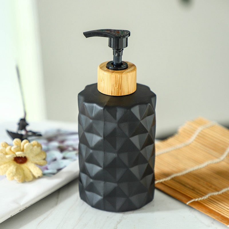 Bouteille de lotion en verre savon