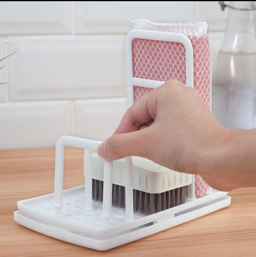 Étagère de drainage pour éponge de cuisine