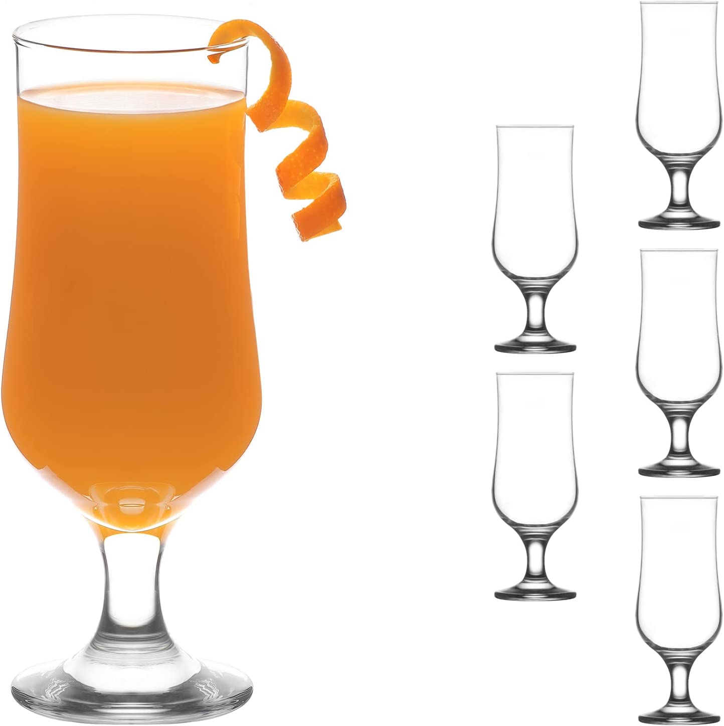 6Pc Verres à cocktail ouragan