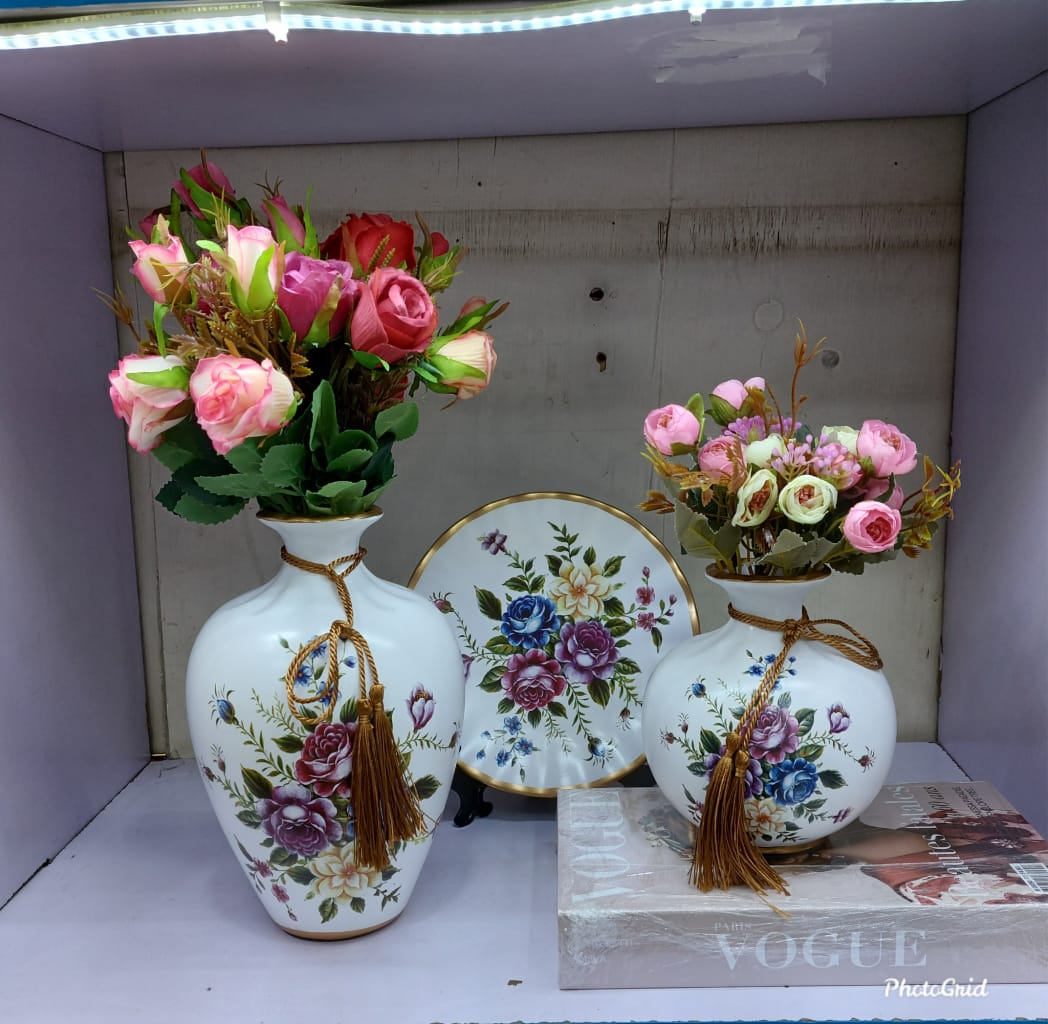 3Pcs Vase en céramique européen