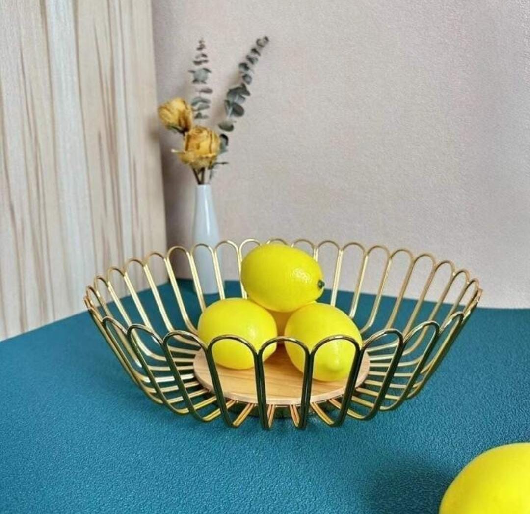 Support à fruits en acier inoxydable