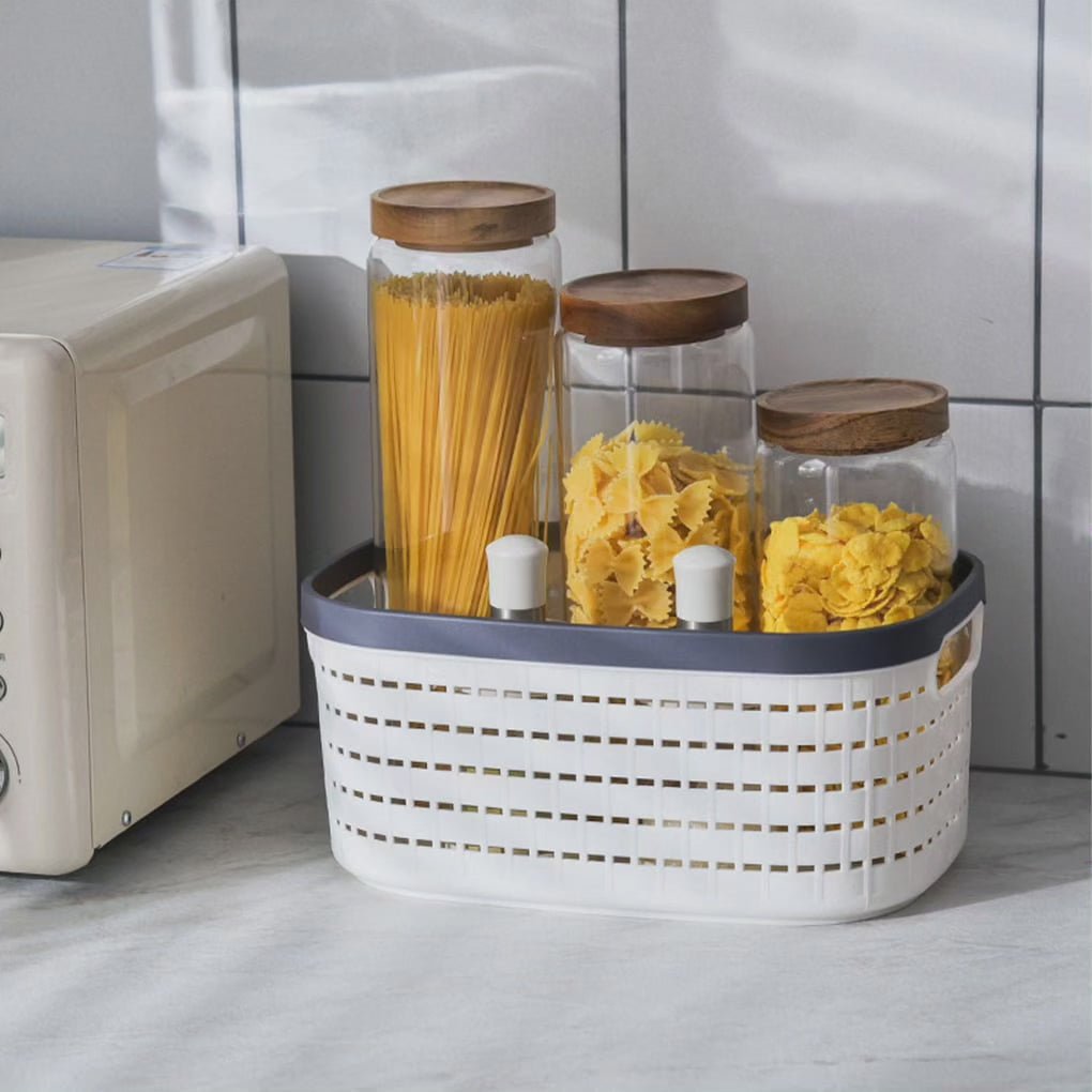 Bacs de rangement en plastique multicolores
