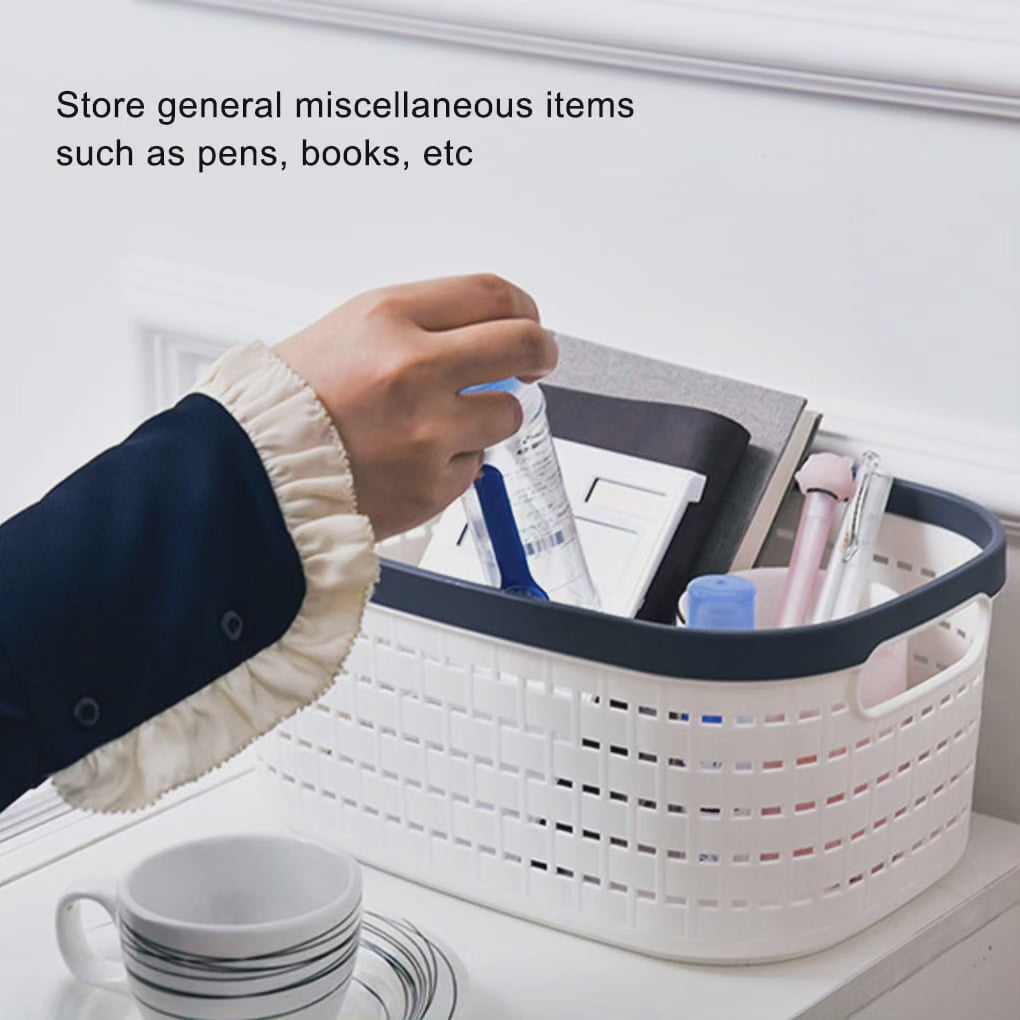 Bacs de rangement en plastique multicolores