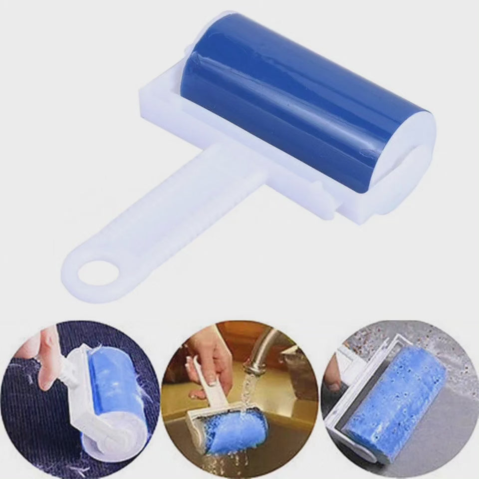 Rouleau adhésif lavable