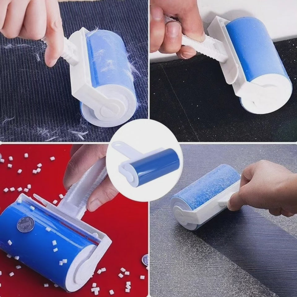 Rouleau adhésif lavable