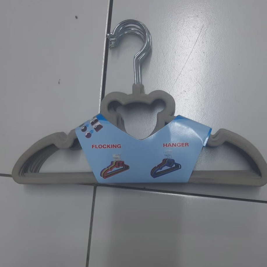 10pc Cintres en Velours pour Enfants