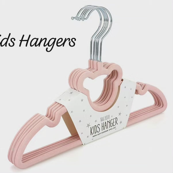 10pc Cintres en Velours pour Enfants