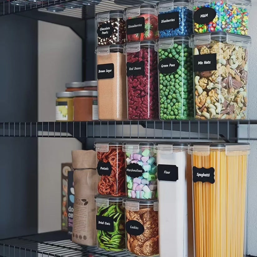 7Pc Contenants d'Organisation de Garde-Manger