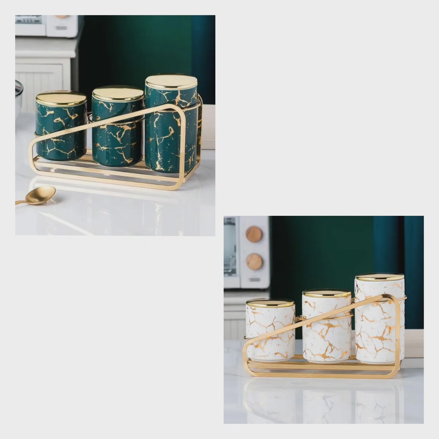 3pcs Canister & support