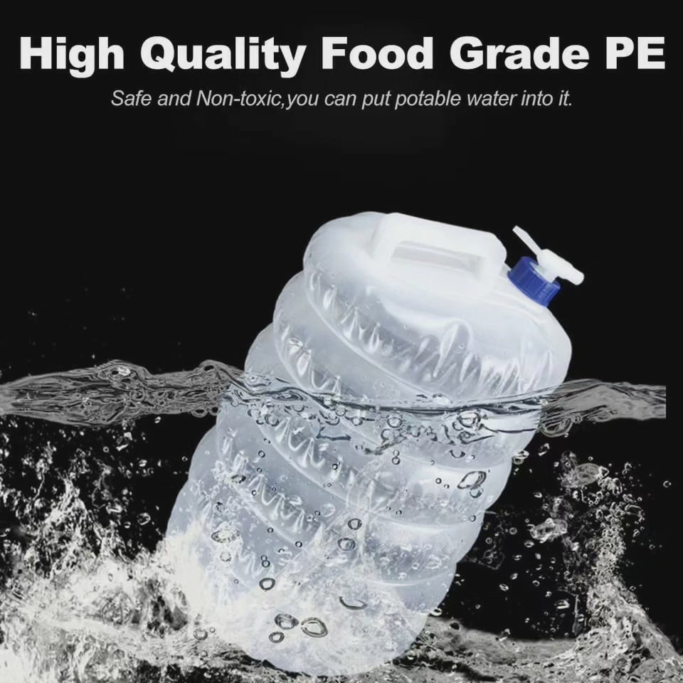 Bouteille d'eau pliable 10L