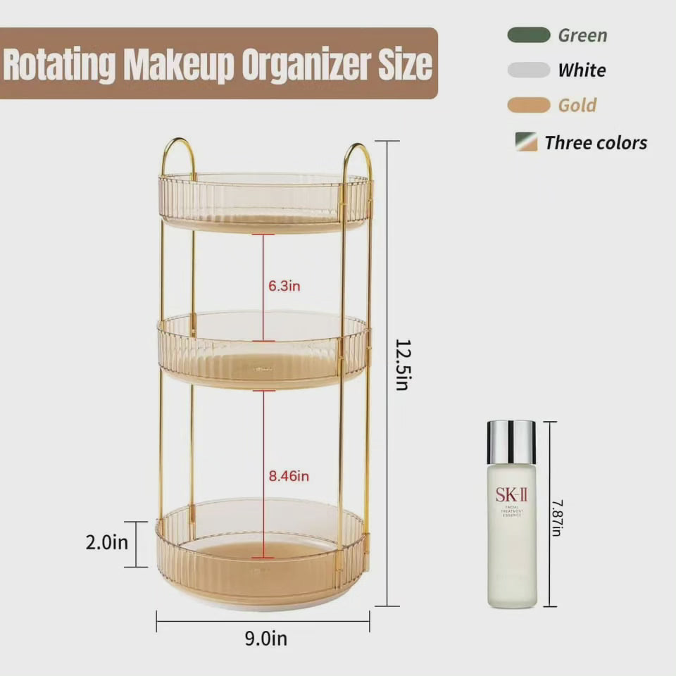 Organisateur rotatif 360 Rangement polyvalent Porte-ustensiles Rack