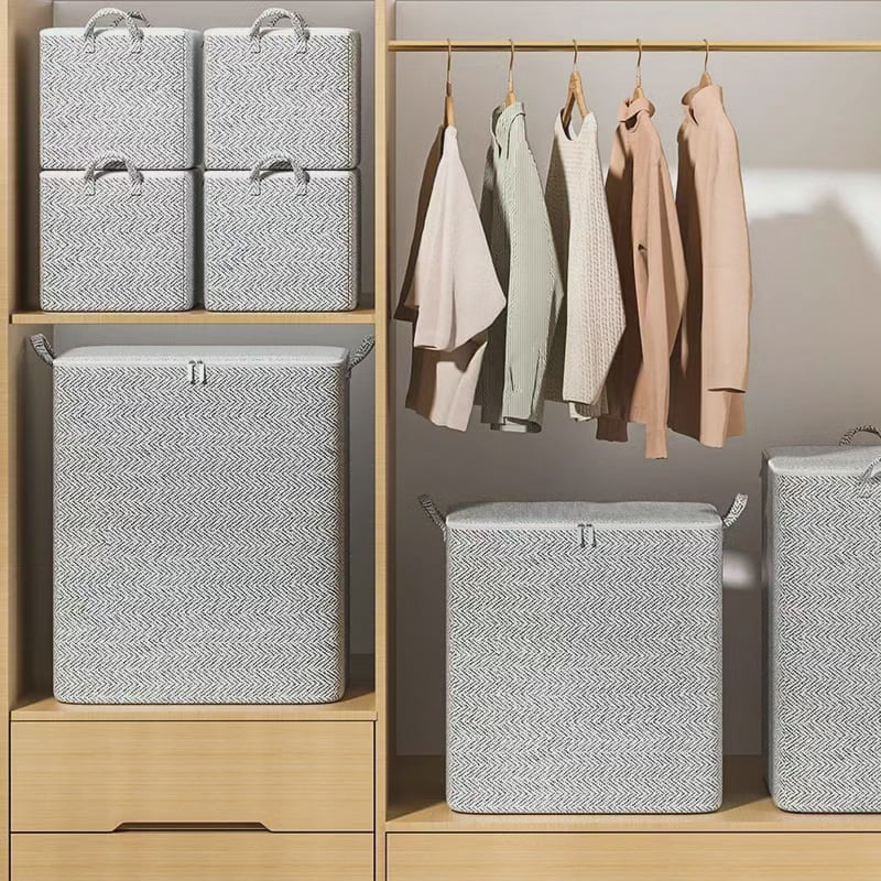 Boîte de rangement pour couette non tissé