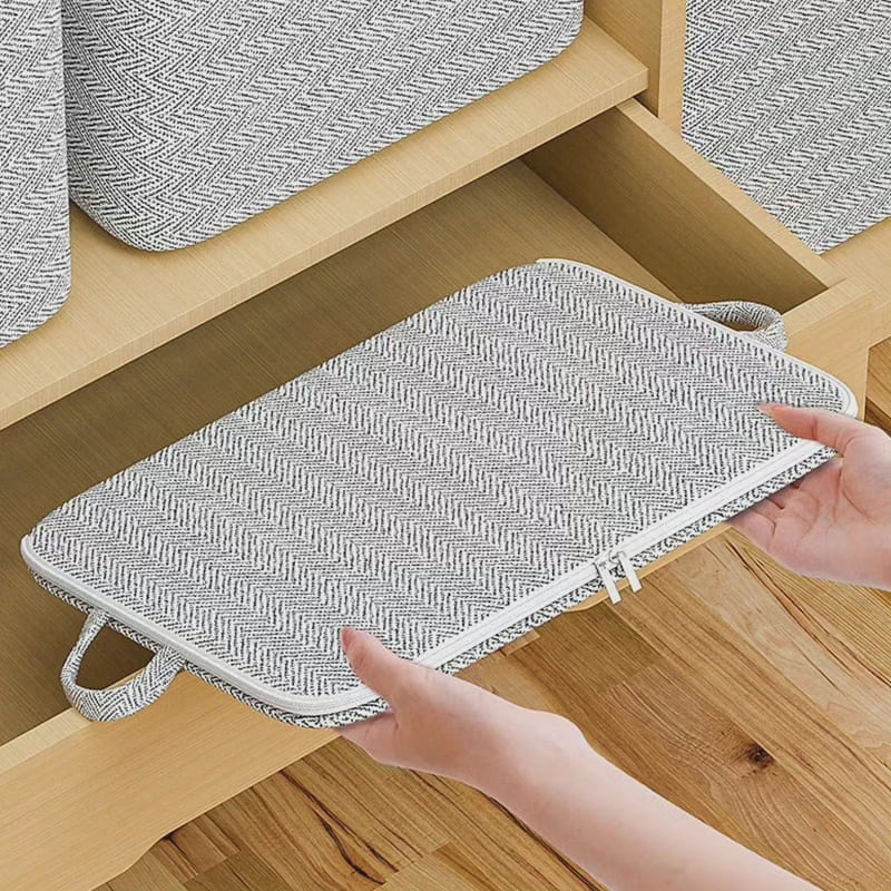 Boîte de rangement pour couette non tissé