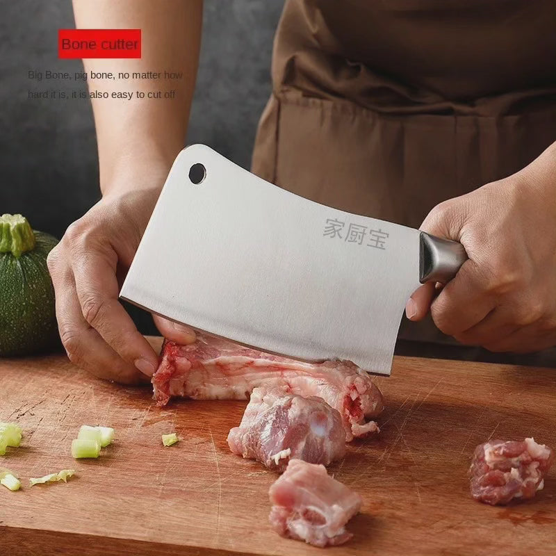 Couteau de boucher de cuisine en acier inoxydable