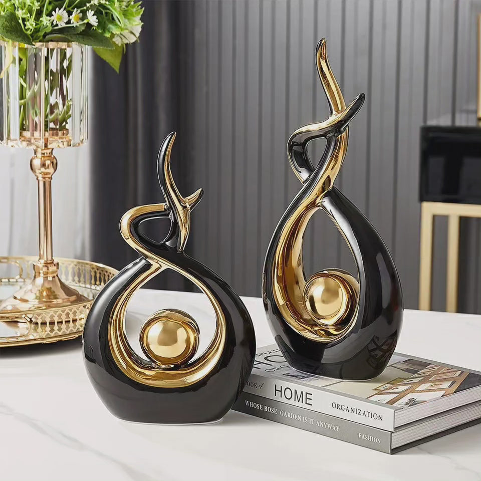 2 en 1 Décor céramique européen élégant