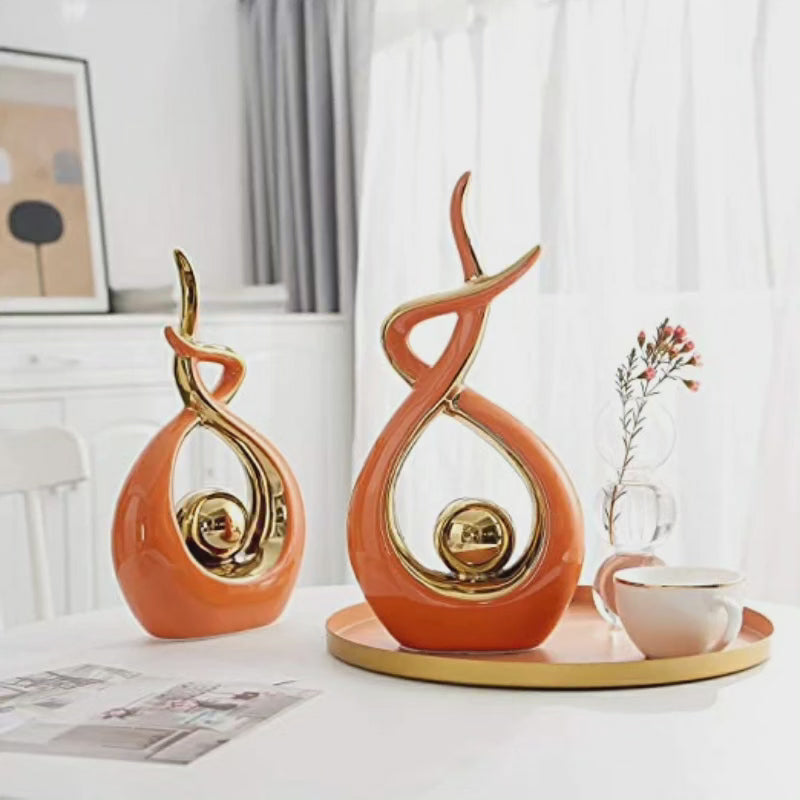 2 en 1 Décor céramique européen élégant