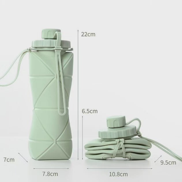 Bouteille d'eau pliable -600ml