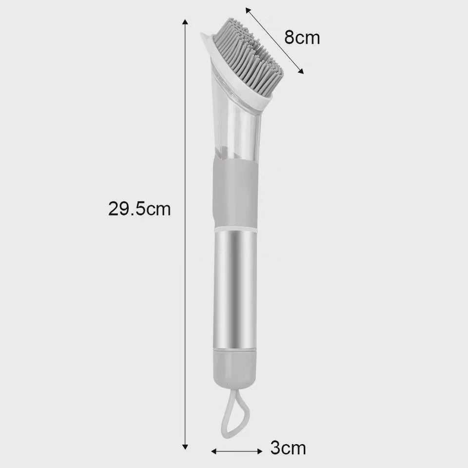 Set de brosses à ustensiles de cuisine avec 4 têtes de rechange
