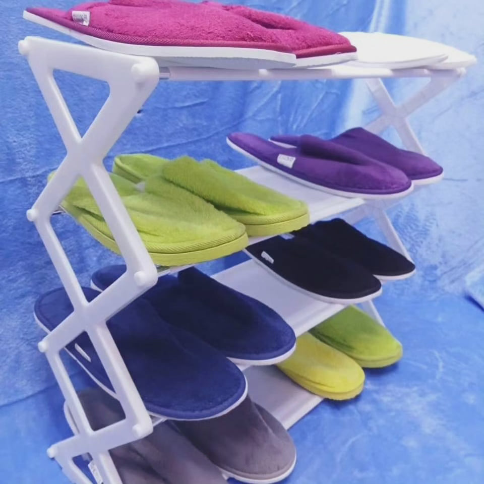 Étagère à chaussures pliable multifonctionnelle