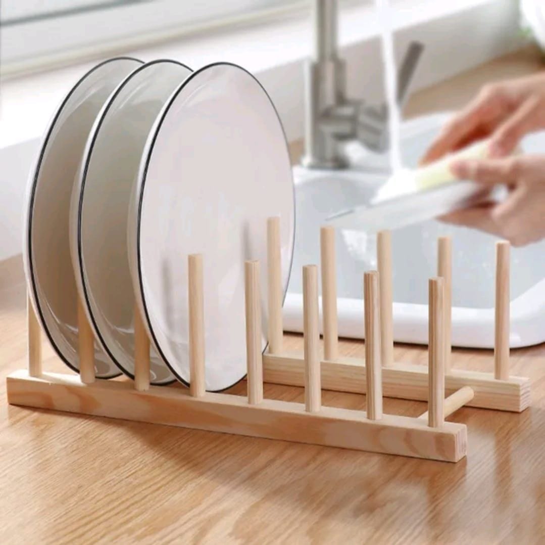 Porte-assiette en bambou