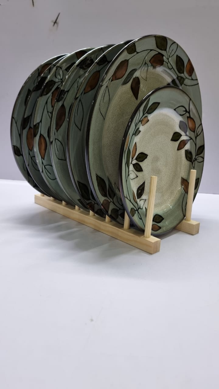 Porte-assiette en bambou