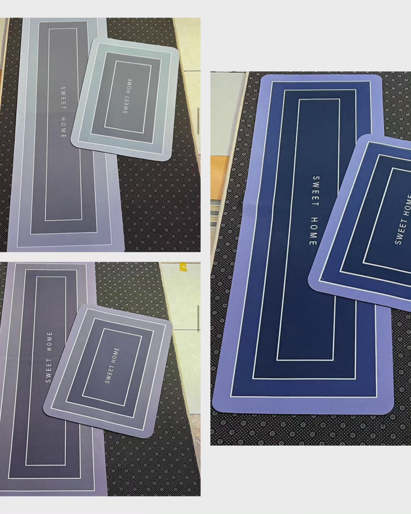 2pcs Tapis de cuisine