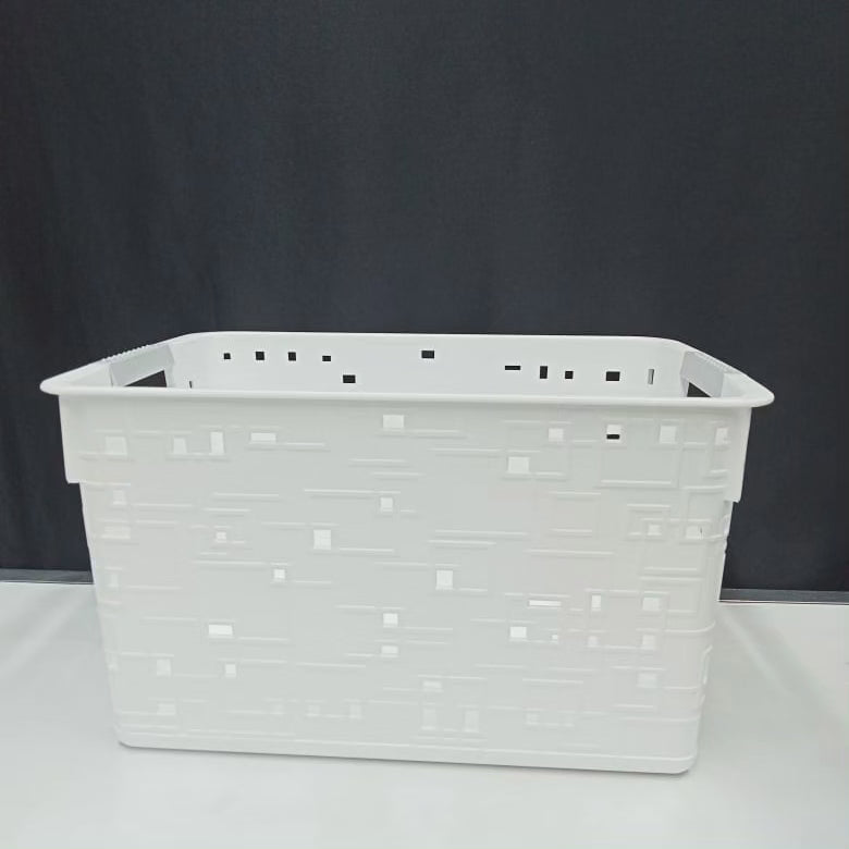 Grand Panier de Rangement en Plastique