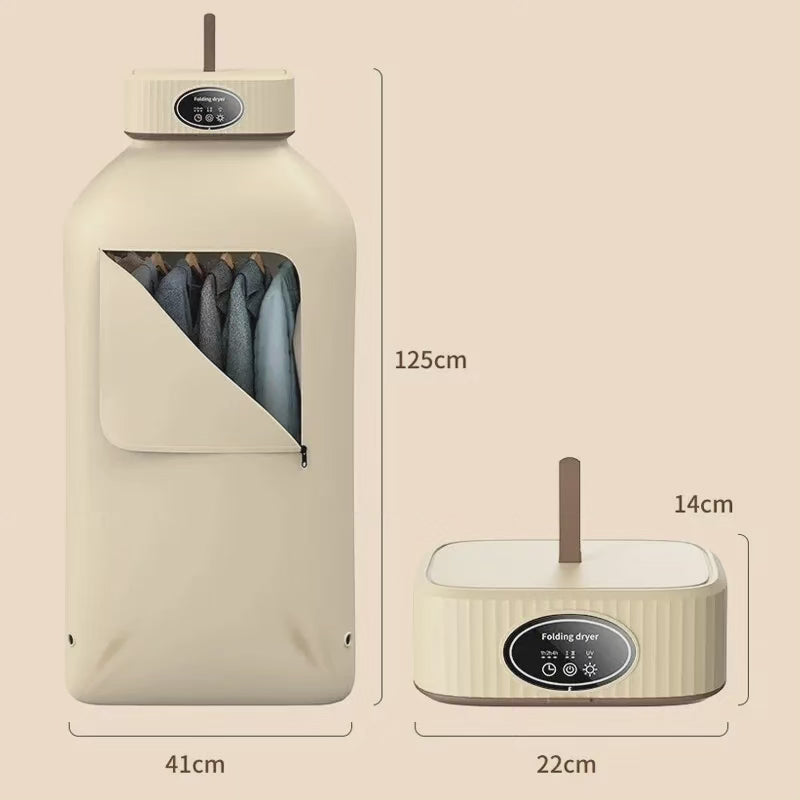 Machine de séchage de vêtements portable et pliable BlackNov