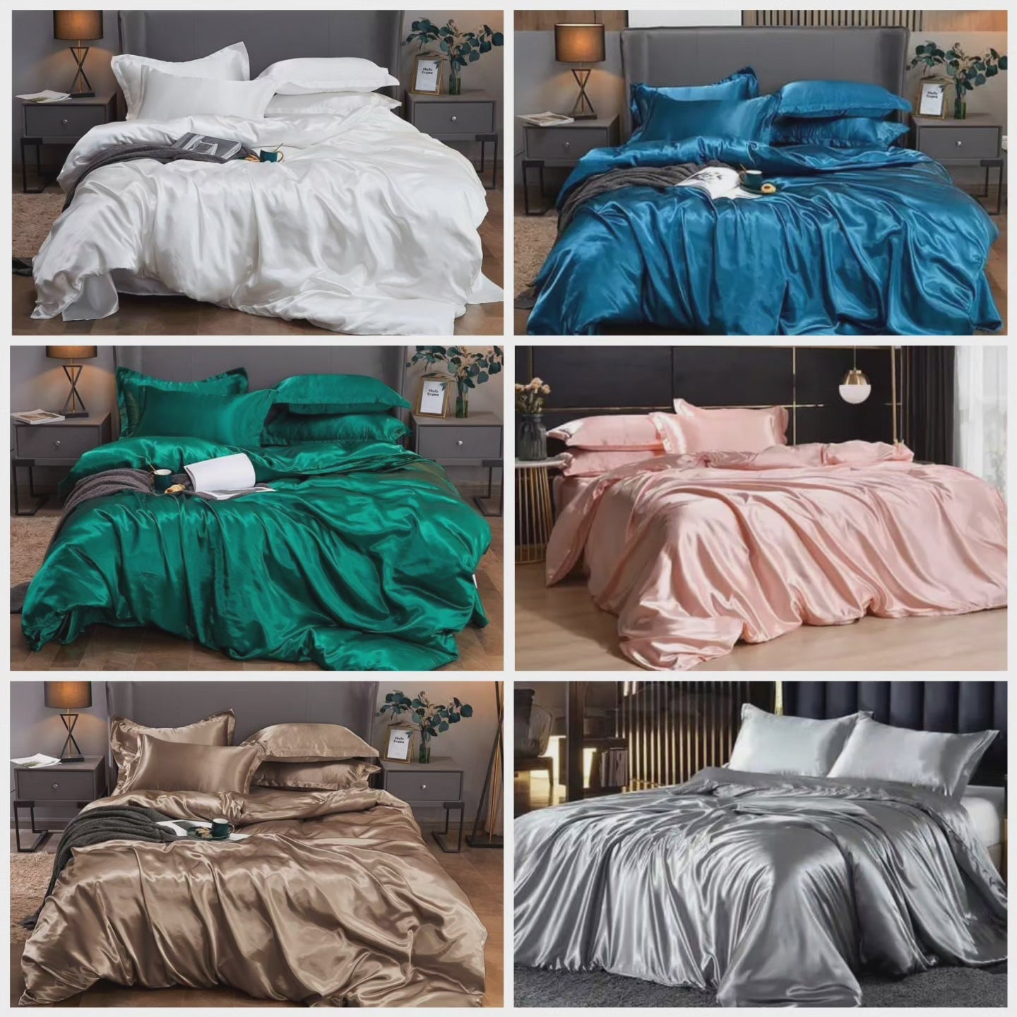 6*6 / 6*7 housse de couette en soie
