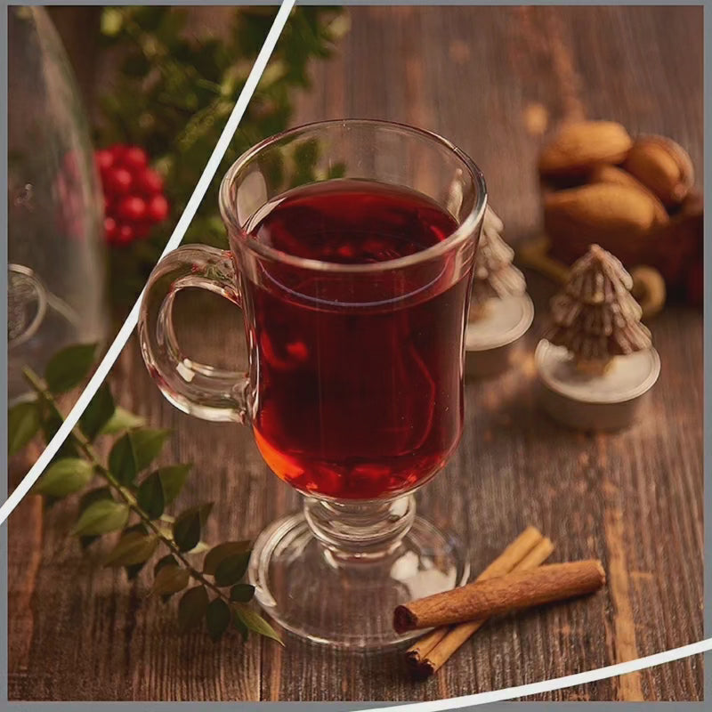 6pcs Tasses en verre
