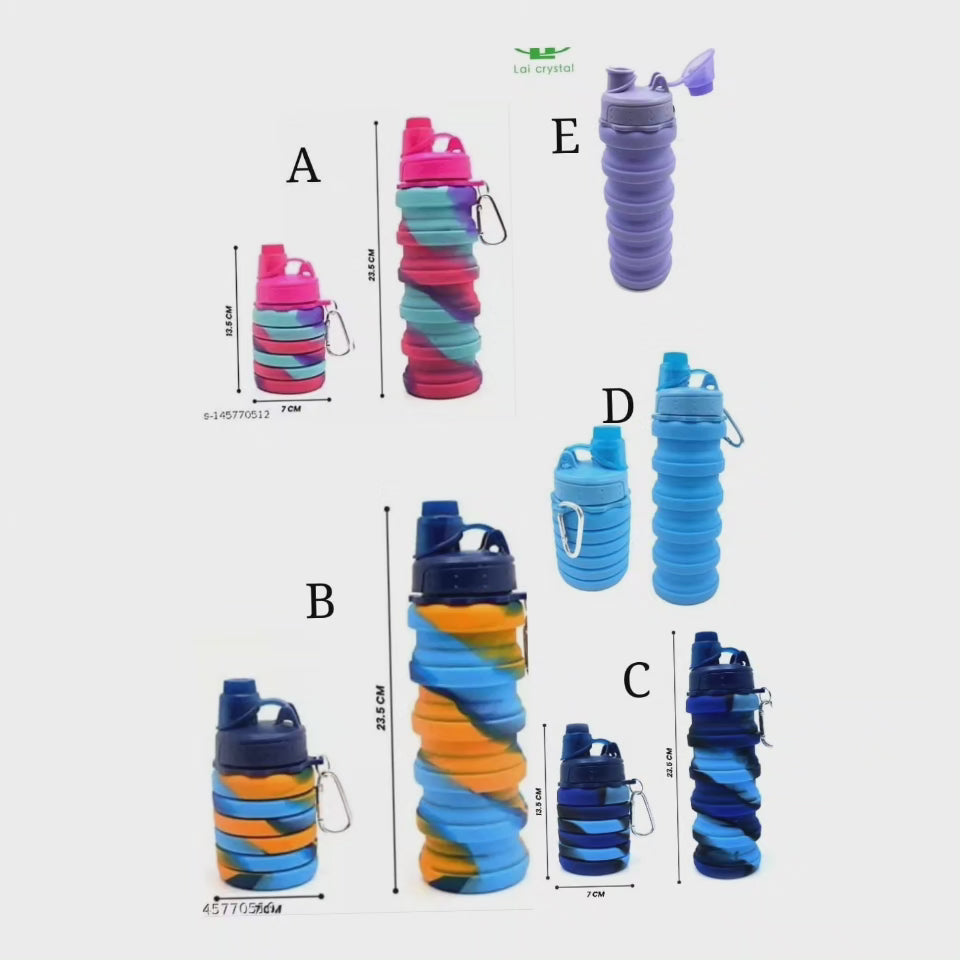 Bouteille d'eau pliable