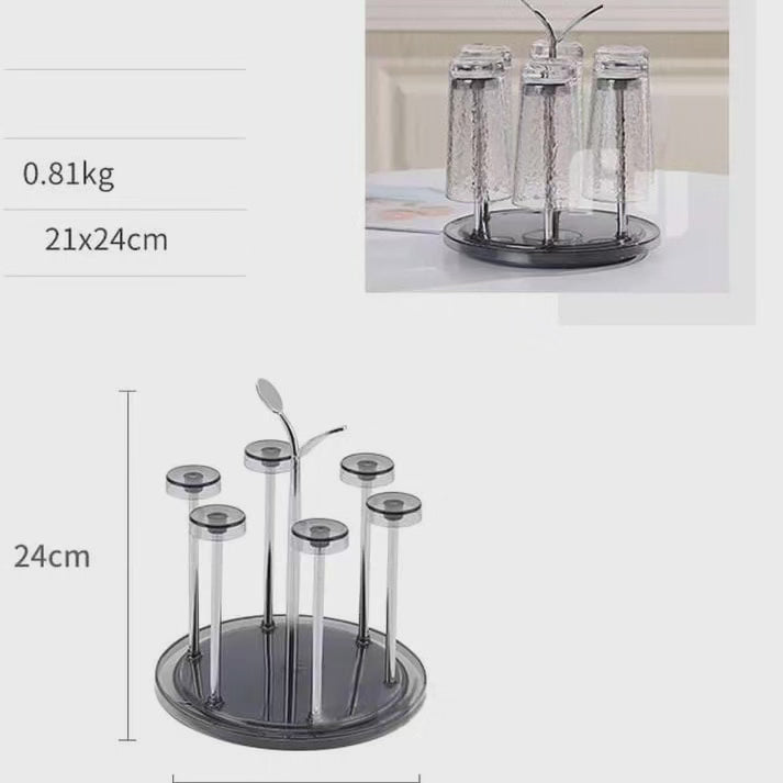 Étagère à sécher en verre